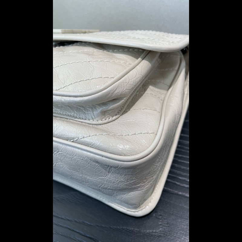 閒置❤️ YSL Niki 中號 老扣 奶油白-11