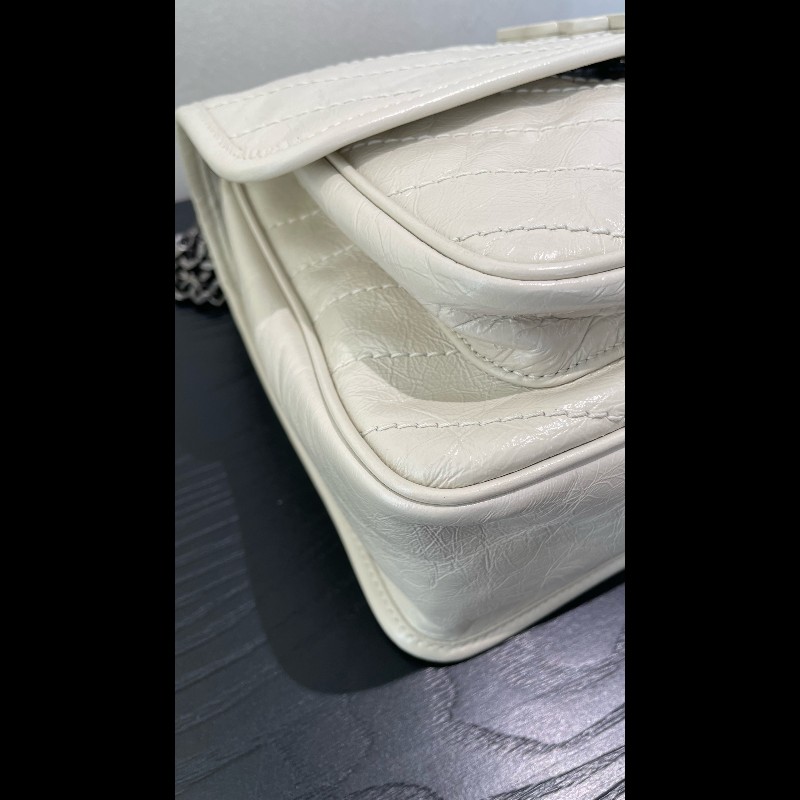 閒置❤️ YSL Niki 中號 老扣 奶油白-12