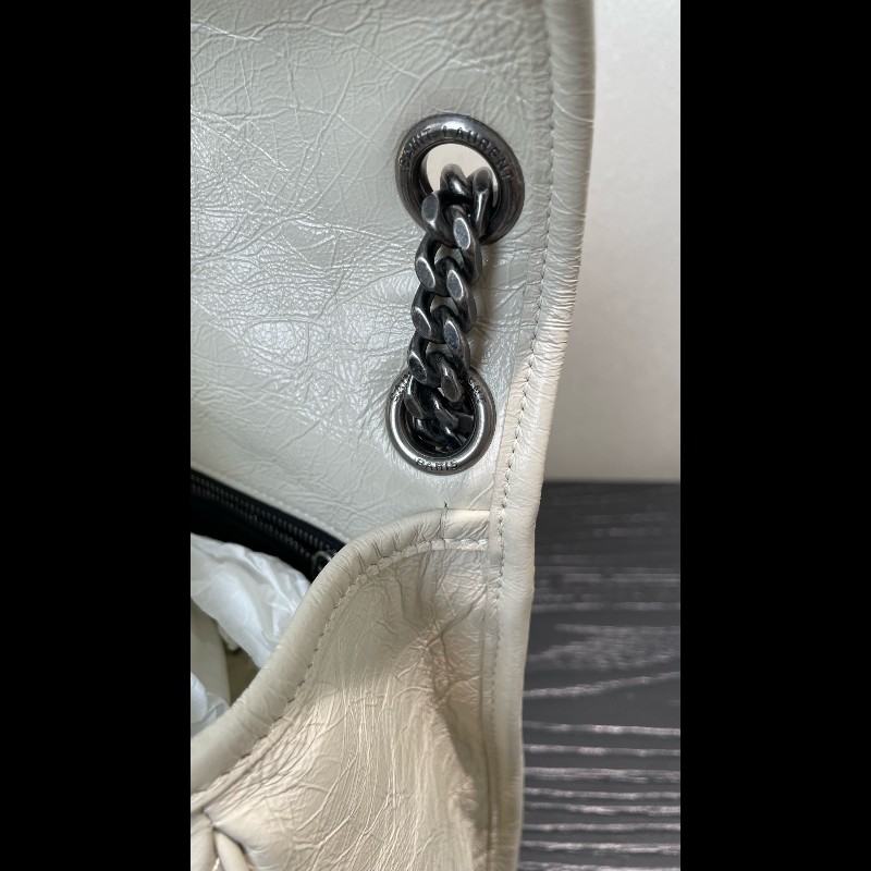 閒置❤️ YSL Niki 中號 老扣 奶油白-23