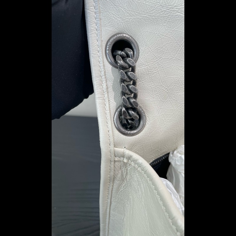 閒置❤️ YSL Niki 中號 老扣 奶油白-24