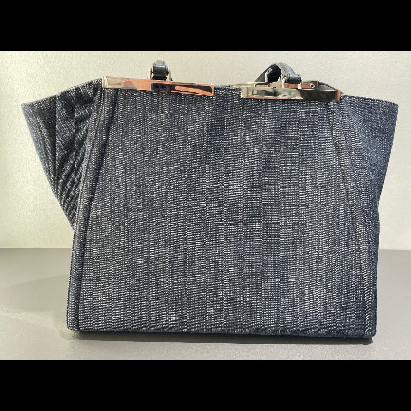 Fendi 3jours 黑色牛仔tote 托特-10
