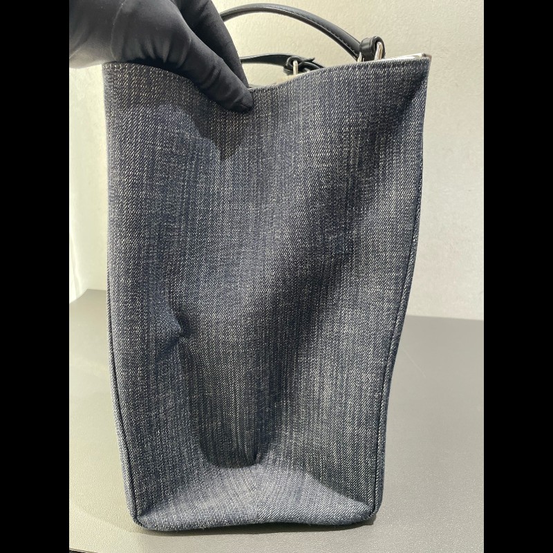 Fendi 3jours 黑色牛仔tote 托特-11