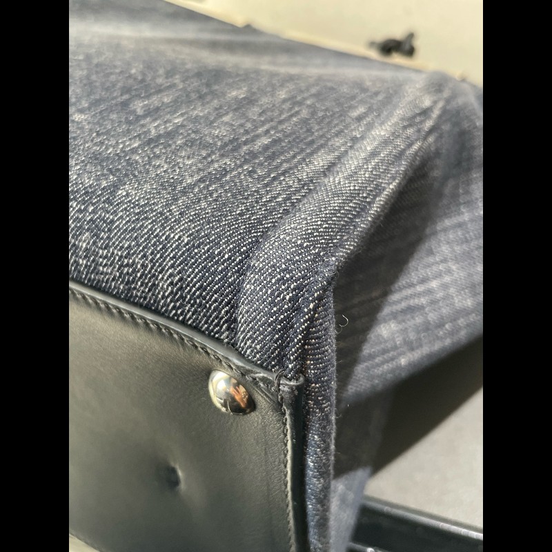 Fendi 3jours 黑色牛仔tote 托特-16