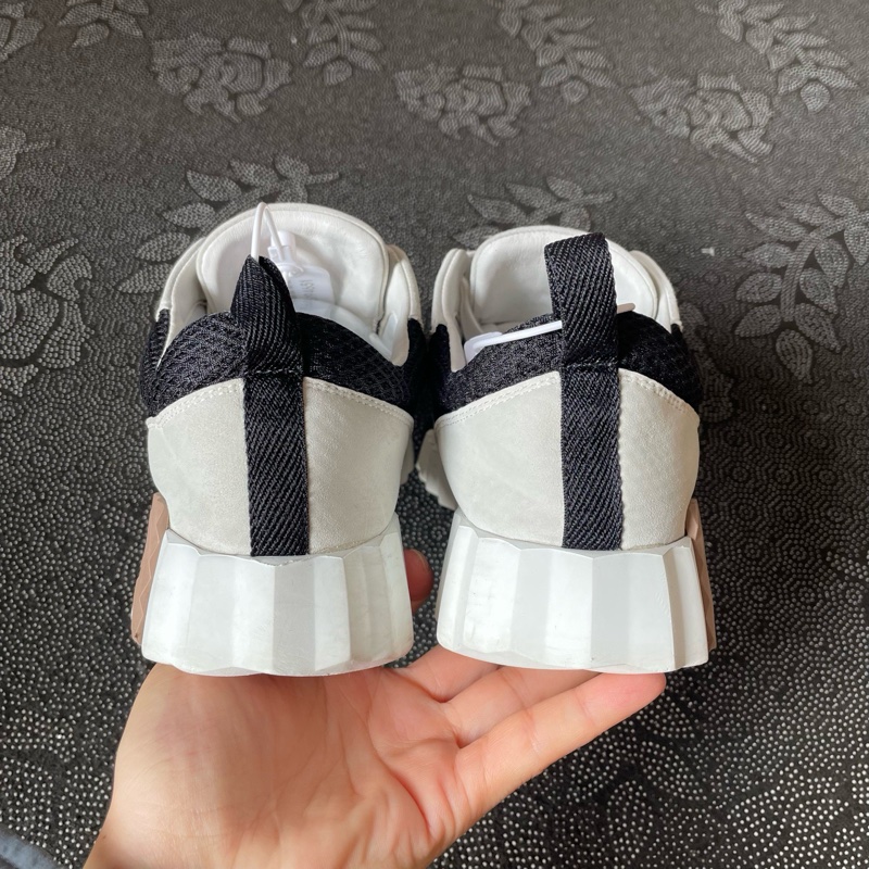 愛馬仕黑灰編制運動鞋36碼 成色新磨損小。-2