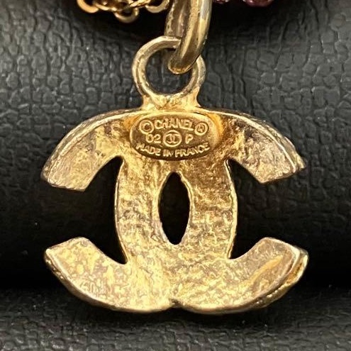 🌷Chanel 粉色愛心水鑽項鍊｜經典花紋✦fufu style 精品✦ 氣質款｜項鍊-9