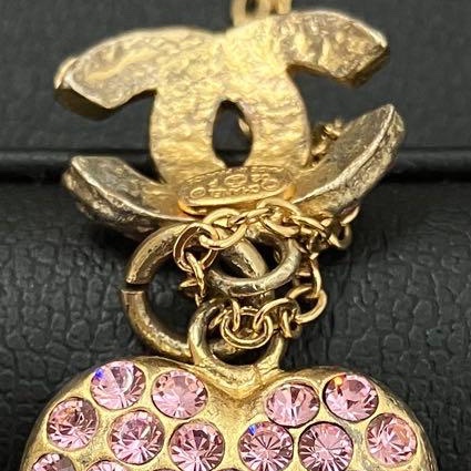 🌷Chanel 粉色愛心水鑽項鍊｜經典花紋✦fufu style 精品✦ 氣質款｜項鍊-13