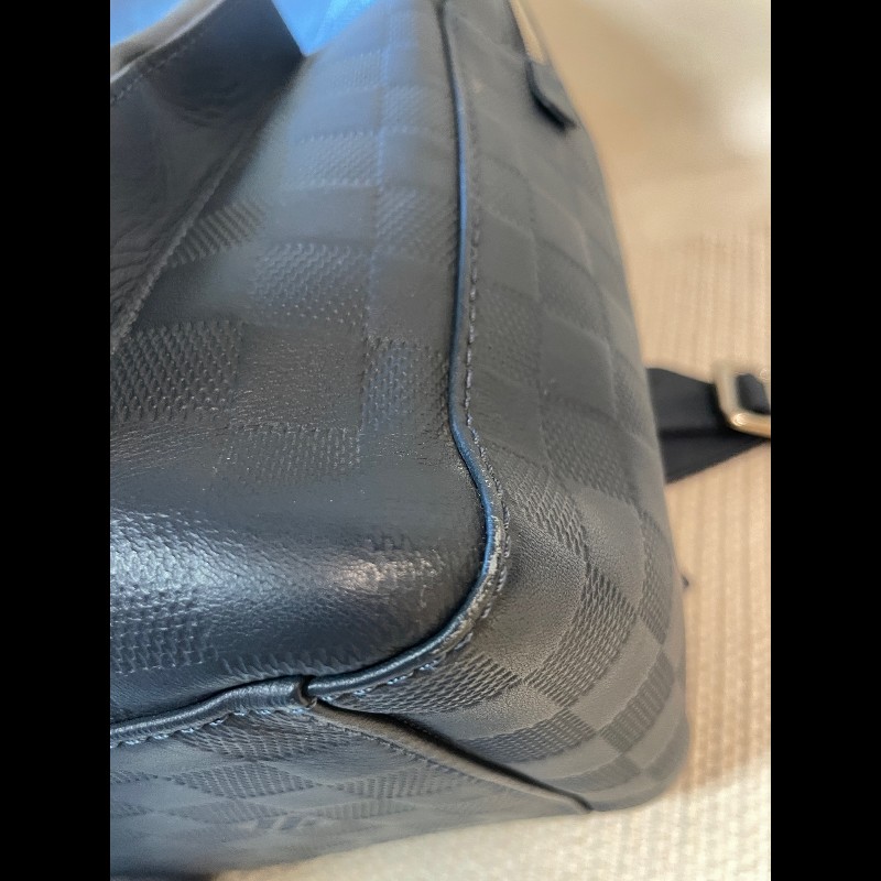 LV 美洲杯帆船赛系列限量全皮棋盤格後背包-8