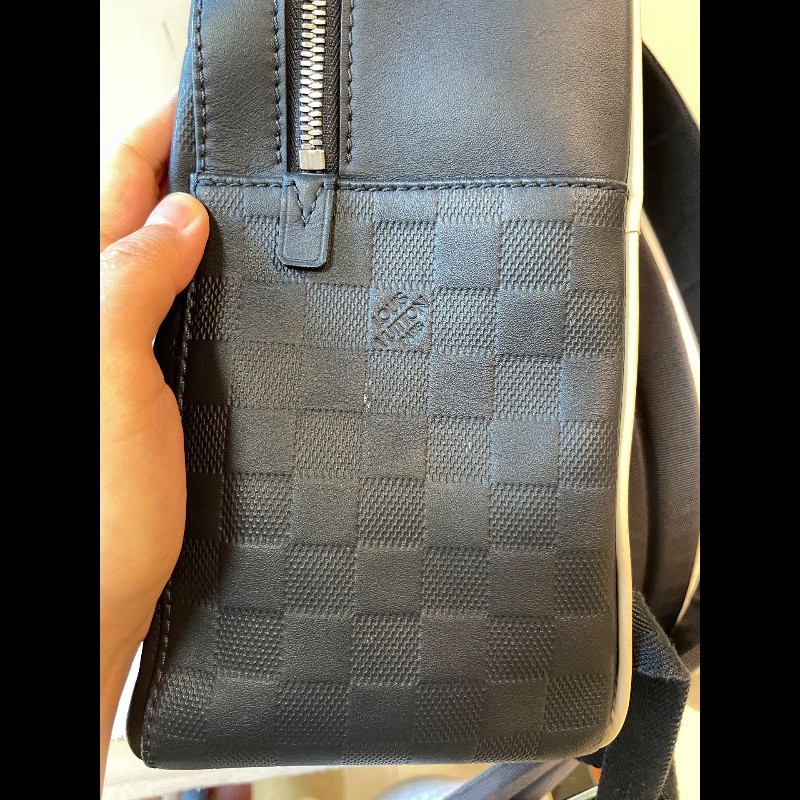 LV 美洲杯帆船赛系列限量全皮棋盤格後背包-17