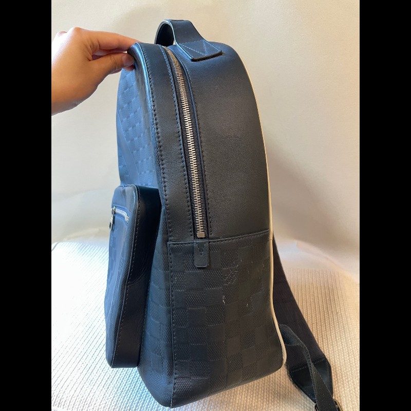 LV 美洲杯帆船赛系列限量全皮棋盤格後背包-23