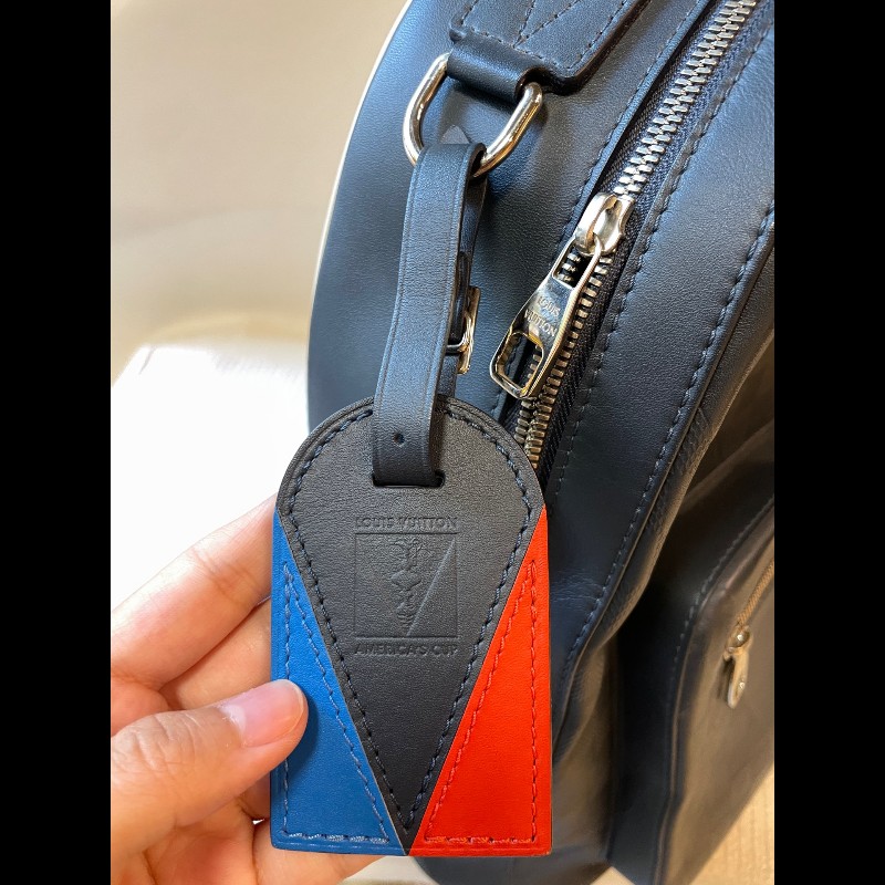 LV 美洲杯帆船赛系列限量全皮棋盤格後背包-25