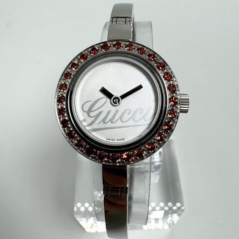 🌷Gucci水鑽手錶 ｜經典花紋✦fufu style 精品✦ 氣質款｜古馳手錶-1