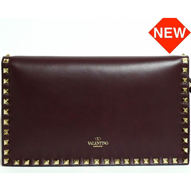 VALENTINO Rockstud 大號離合器-0