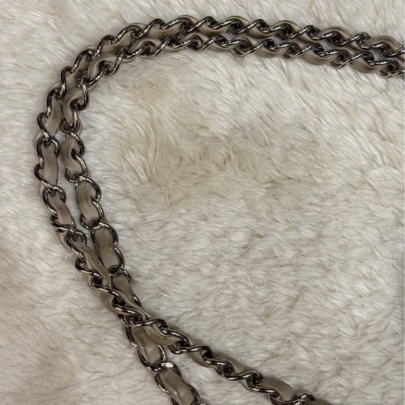 實用款CHANEL 香奈兒 蠟光牛皮 黑色 肩背 手提 托特包-18