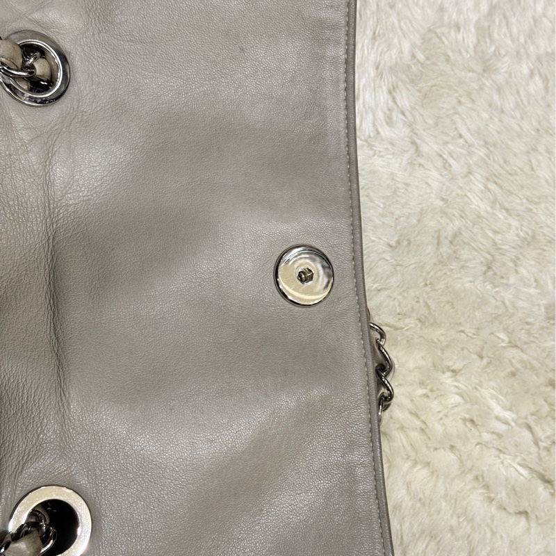 實用款CHANEL 香奈兒 蠟光牛皮 黑色 肩背 手提 托特包-44