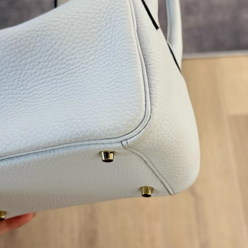 愛馬仕 Hermes minilindy聖杯藍 u刻 98新-3