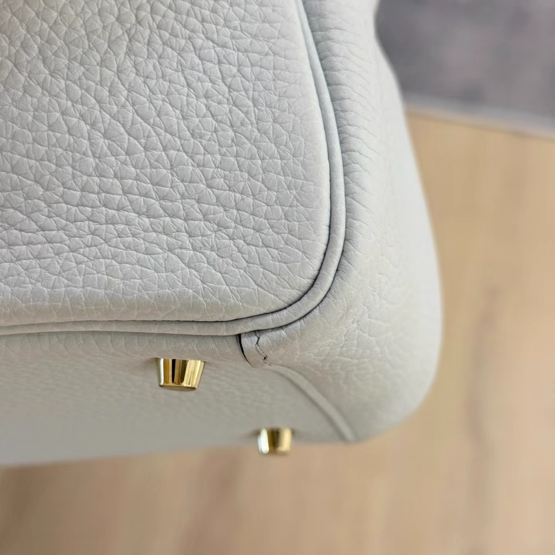 愛馬仕 Hermes minilindy聖杯藍 u刻 98新-4