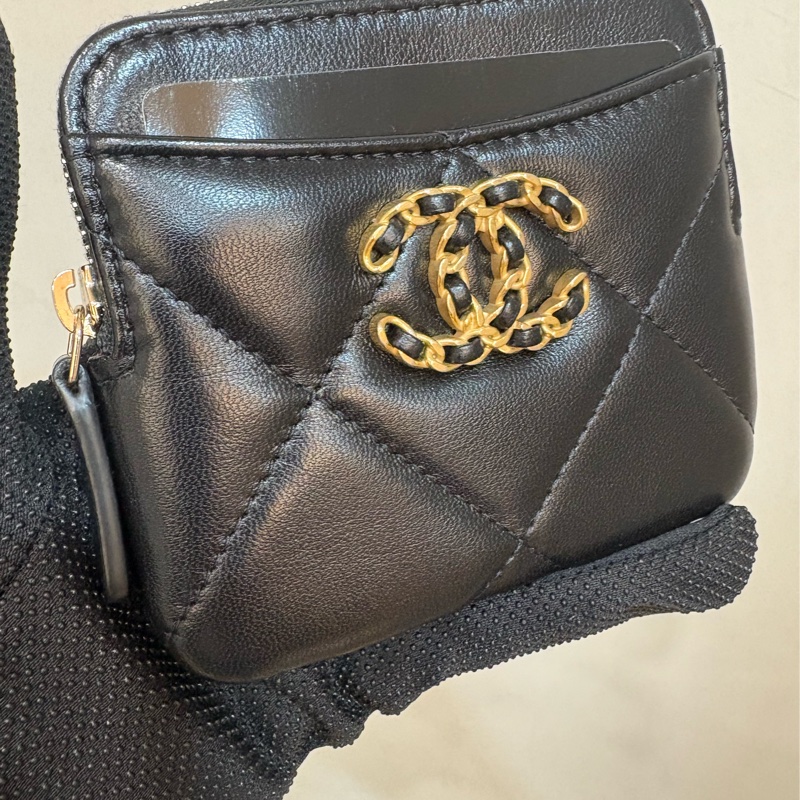 香奈兒 chanel 19系列黑金吐司包-0