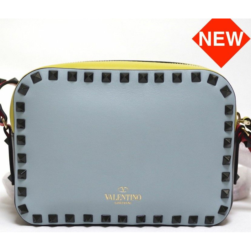 VALENTINO 多扣環斜背包-0