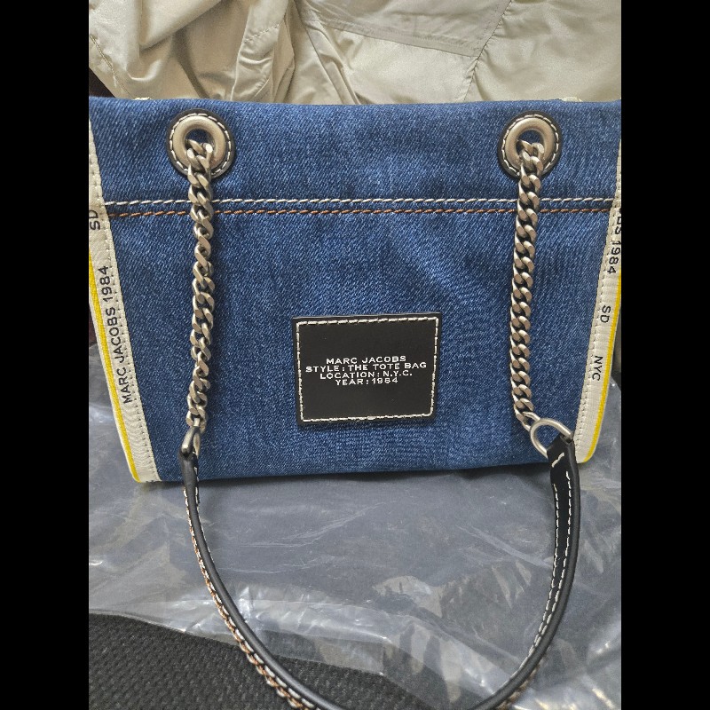 Marc jacobs 牛仔肩背包 小號-1