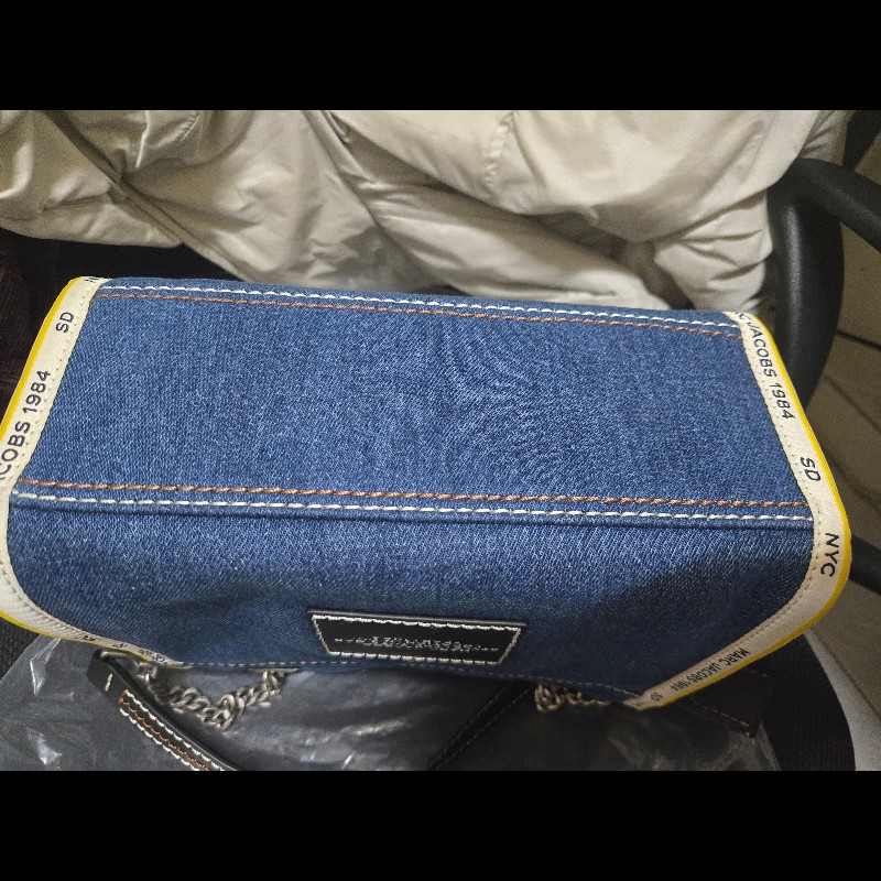 Marc jacobs 牛仔肩背包 小號-7