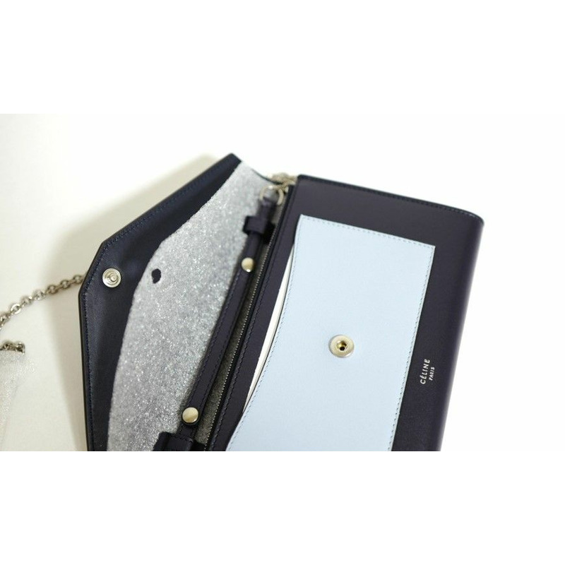 CELINE 大翻蓋鏈條包-12