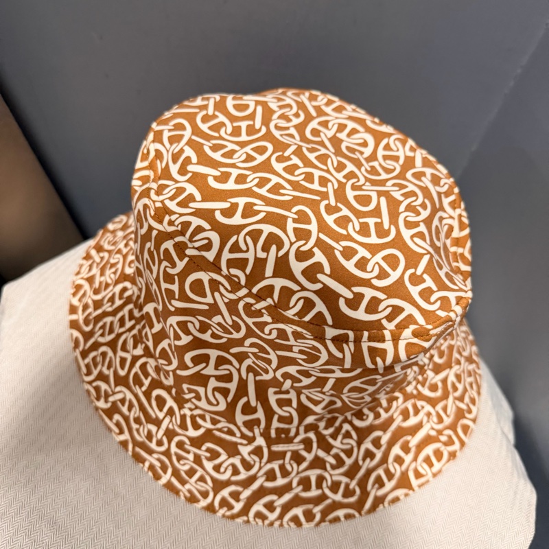 Hermes 愛馬仕 滿版 豬鼻 漁夫帽-4