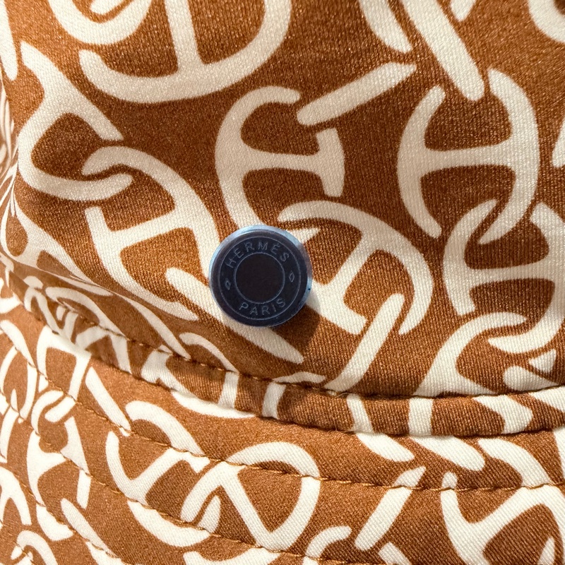 Hermes 愛馬仕 滿版 豬鼻 漁夫帽-5