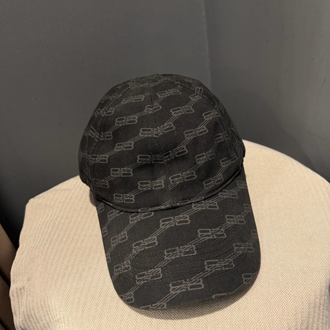 Balenciaga 巴黎世家 滿版 BB 水洗 棒球帽 鴨舌帽