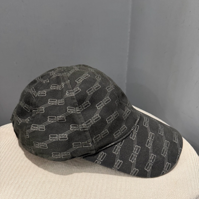 Balenciaga 巴黎世家 滿版 BB 水洗 棒球帽 鴨舌帽-2