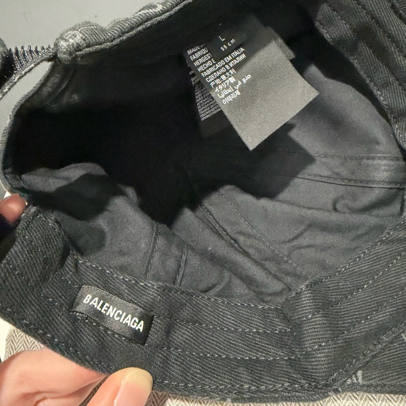 Balenciaga 巴黎世家 滿版 BB 水洗 棒球帽 鴨舌帽-6