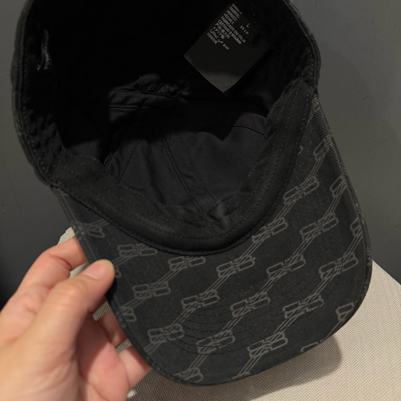 Balenciaga 巴黎世家 滿版 BB 水洗 棒球帽 鴨舌帽-7