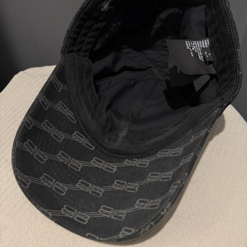 Balenciaga 巴黎世家 滿版 BB 水洗 棒球帽 鴨舌帽-11