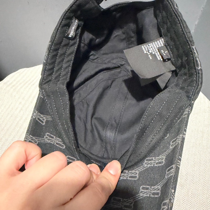 Balenciaga 巴黎世家 滿版 BB 水洗 棒球帽 鴨舌帽-12