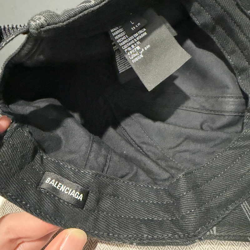 Balenciaga 巴黎世家 滿版 BB 水洗 棒球帽 鴨舌帽-14