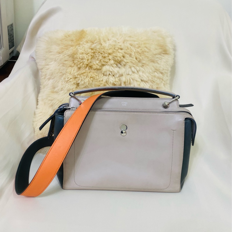 Fendi Dotcom 米白托特包-2