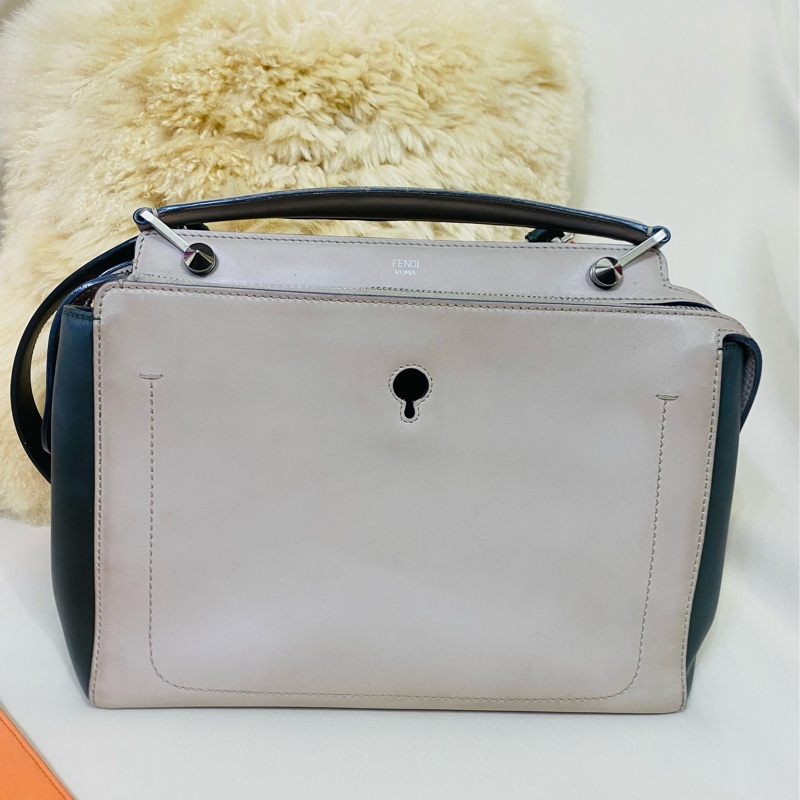 Fendi Dotcom 米白托特包-7