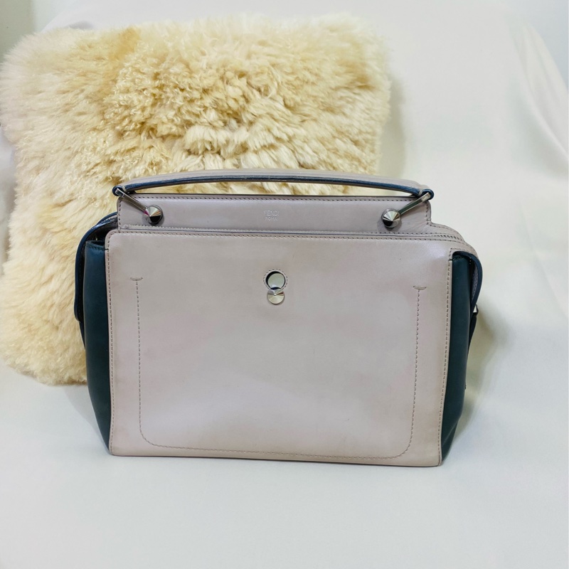 Fendi Dotcom 米白托特包-8