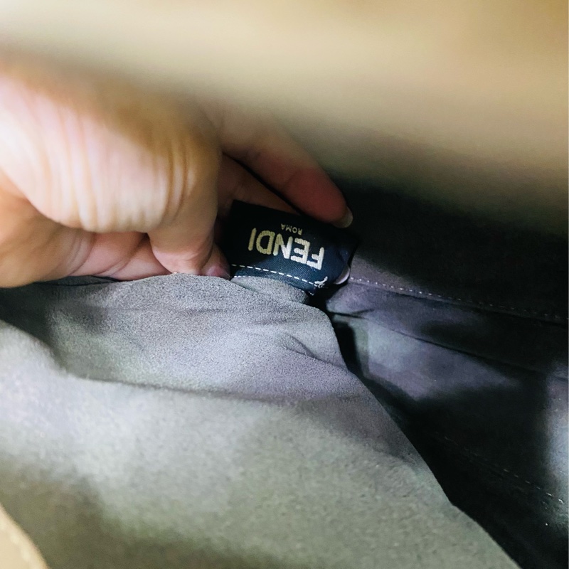 Fendi Dotcom 米白托特包-33