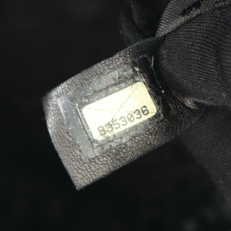 香奈兒 2.55 Chocobar 女士單肩包，皮革，黑色-4