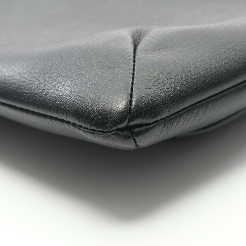 香奈兒 2.55 Chocobar 女士單肩包，皮革，黑色-7