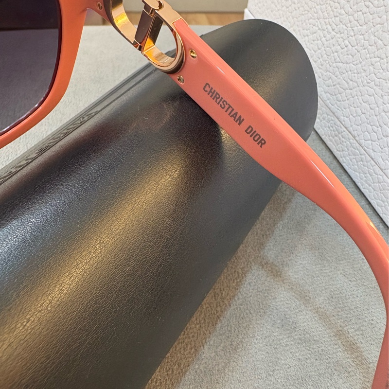 Dior 迪奧新款蒙田系列蜜桃🍑粉太陽眼鏡-2