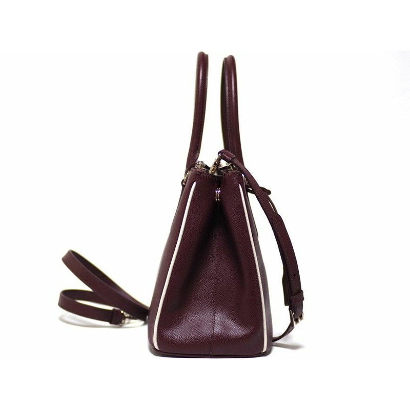 PRADA Saffiano Lux 雙拉鍊 Galleria 包-12