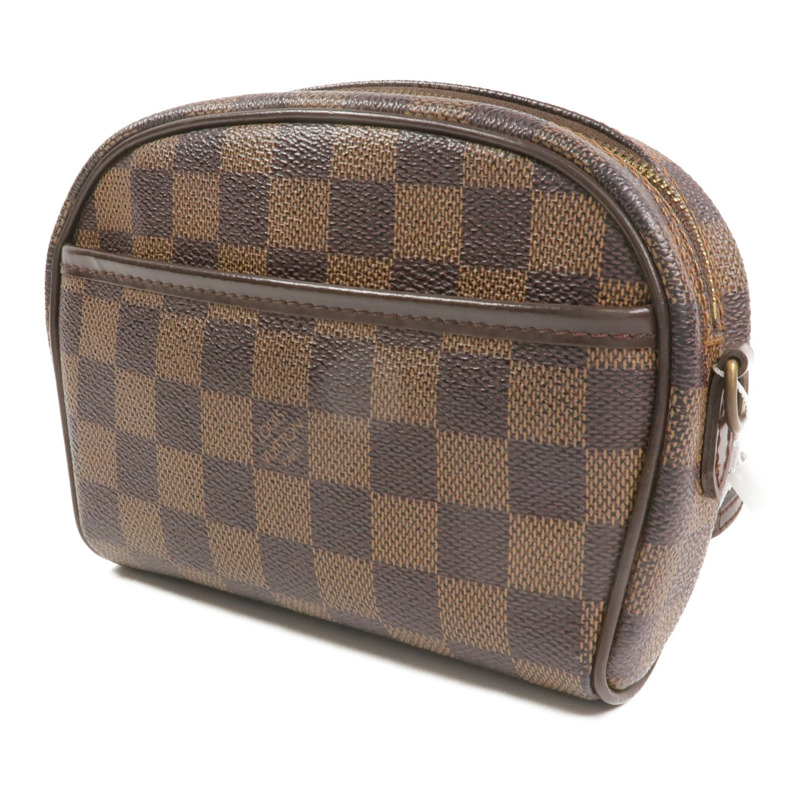 LOUIS VUITTON Damier Pochette Ipanema金扣肩背袋-1