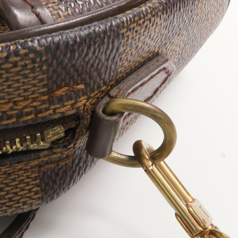 LOUIS VUITTON Damier Pochette Ipanema金扣肩背袋-9
