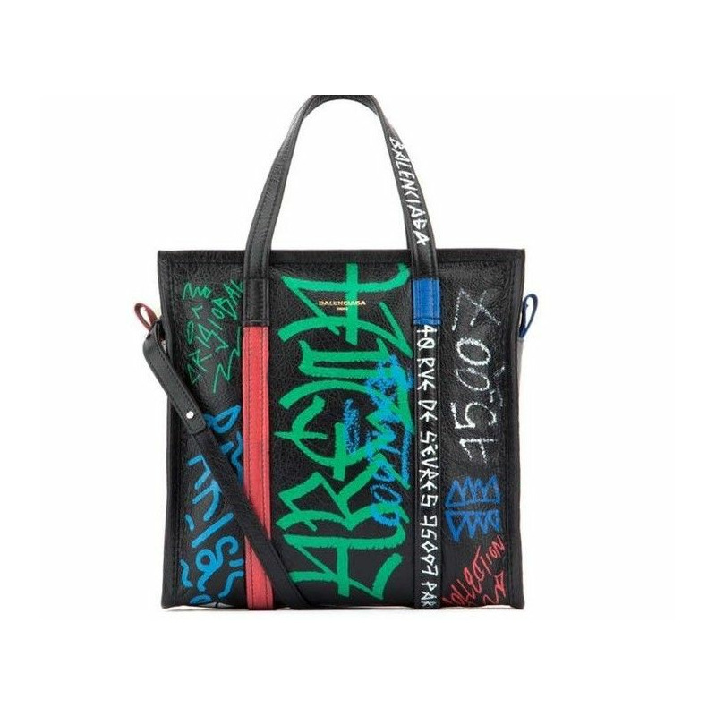 BALENCIAGA 塗鴉 Baza 小包 443096 0FE4N-0