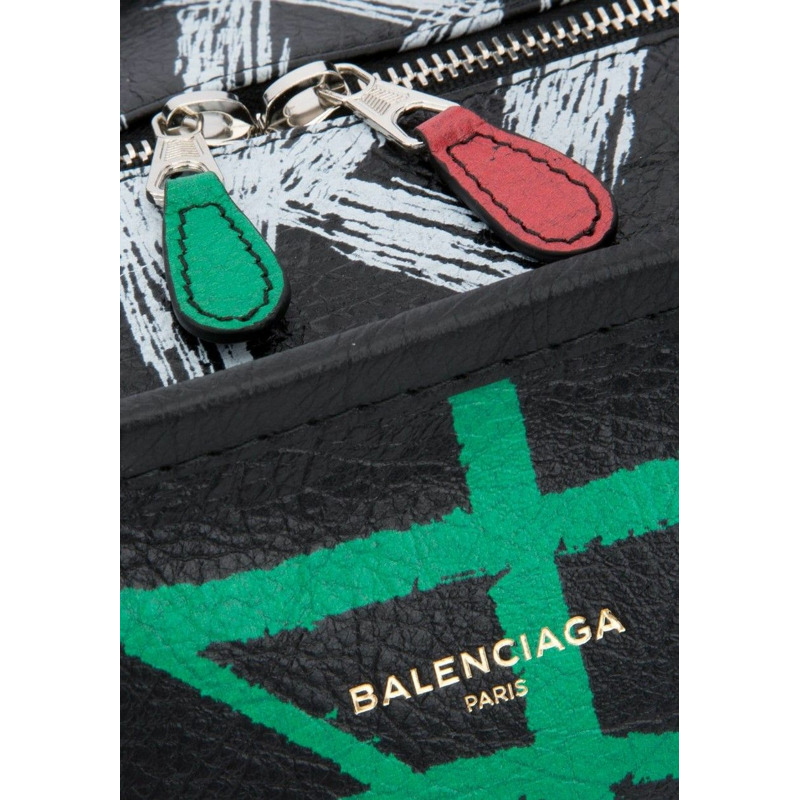 BALENCIAGA 塗鴉 Baza 小包 443096 0FE4N-5
