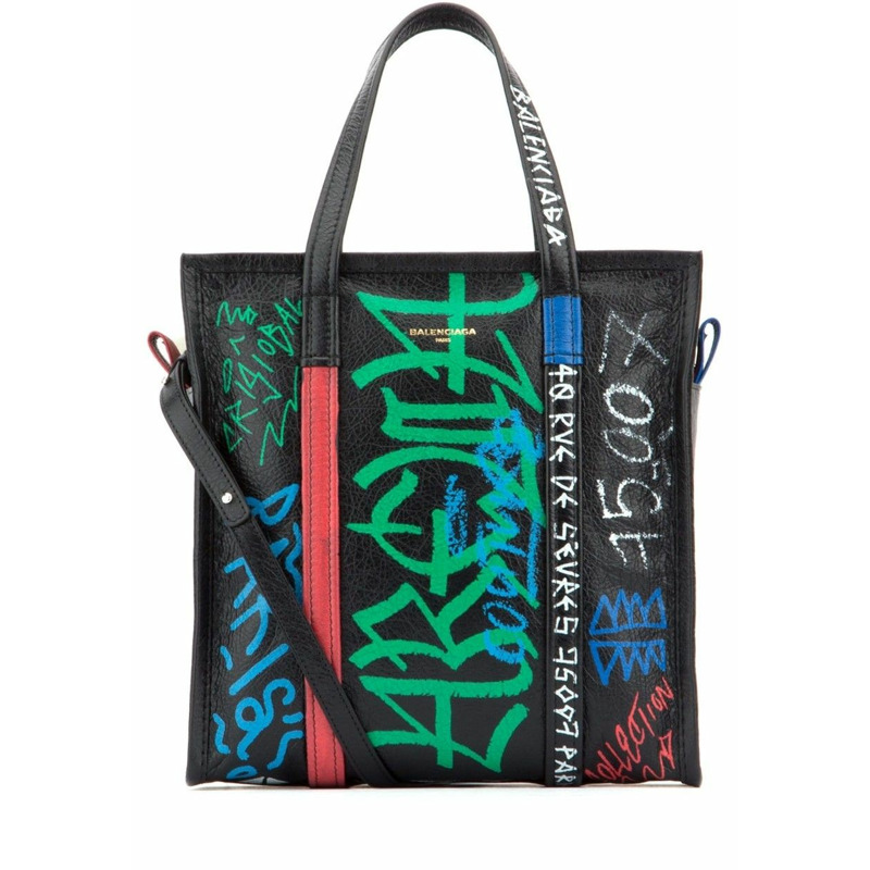 BALENCIAGA 塗鴉 Baza 小包 443096 0FE4N-10
