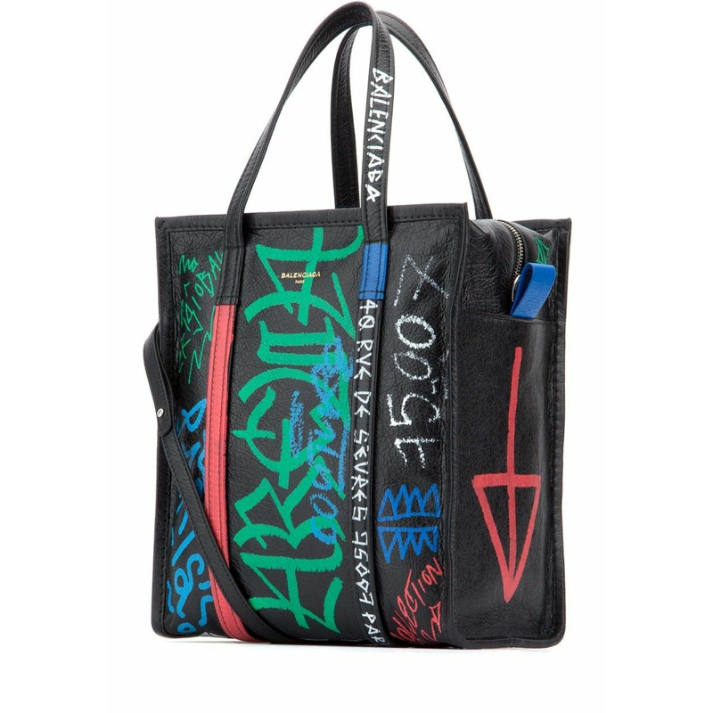 BALENCIAGA 塗鴉 Baza 小包 443096 0FE4N-11