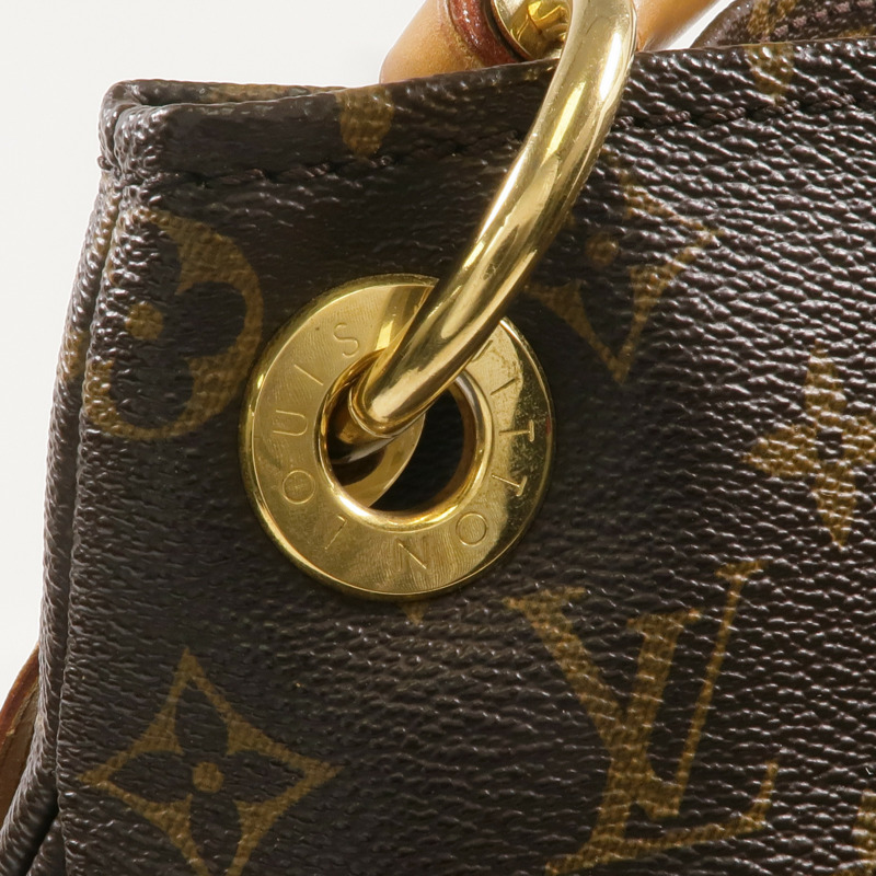 LOUIS VUITTON Monogram Artsy GM金扣肩背袋-9