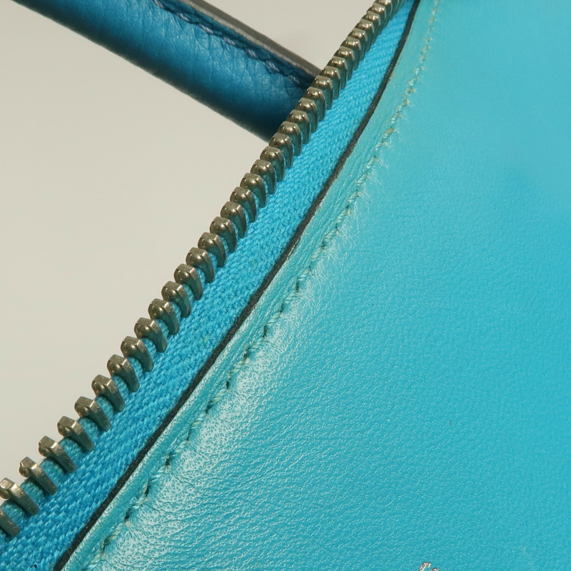 HERMES Clemence皮革Bolide 31銀扣手挽袋-16